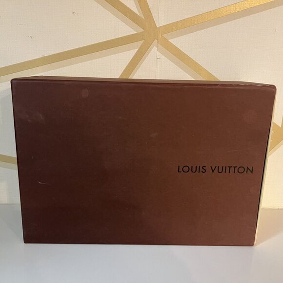 Louis Vuitton Patent Leather Brown Slip On Tassels Sandals Block Heels SZ 36.5 - Picture 15 of 15